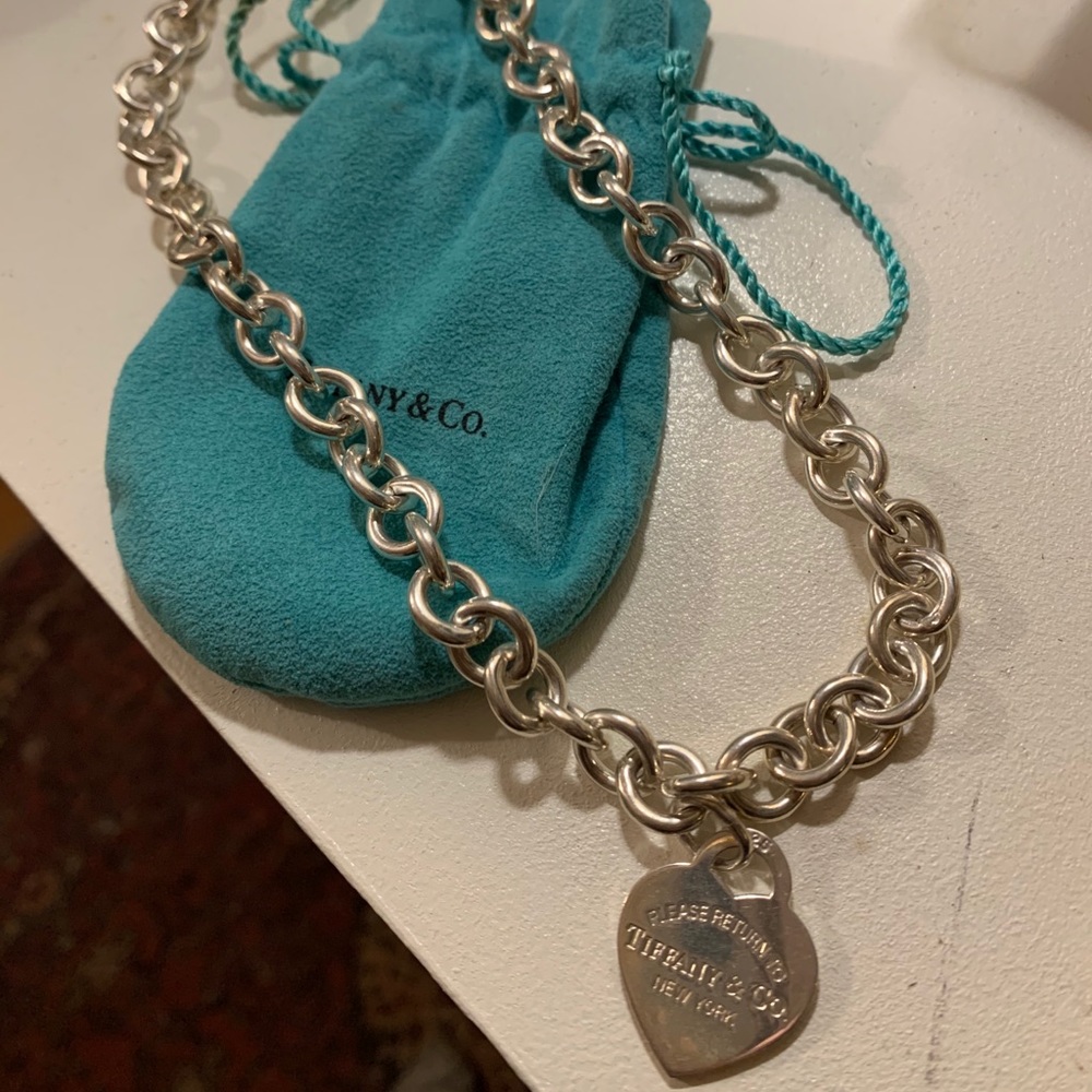 Return to Tiffany heart tag necklace